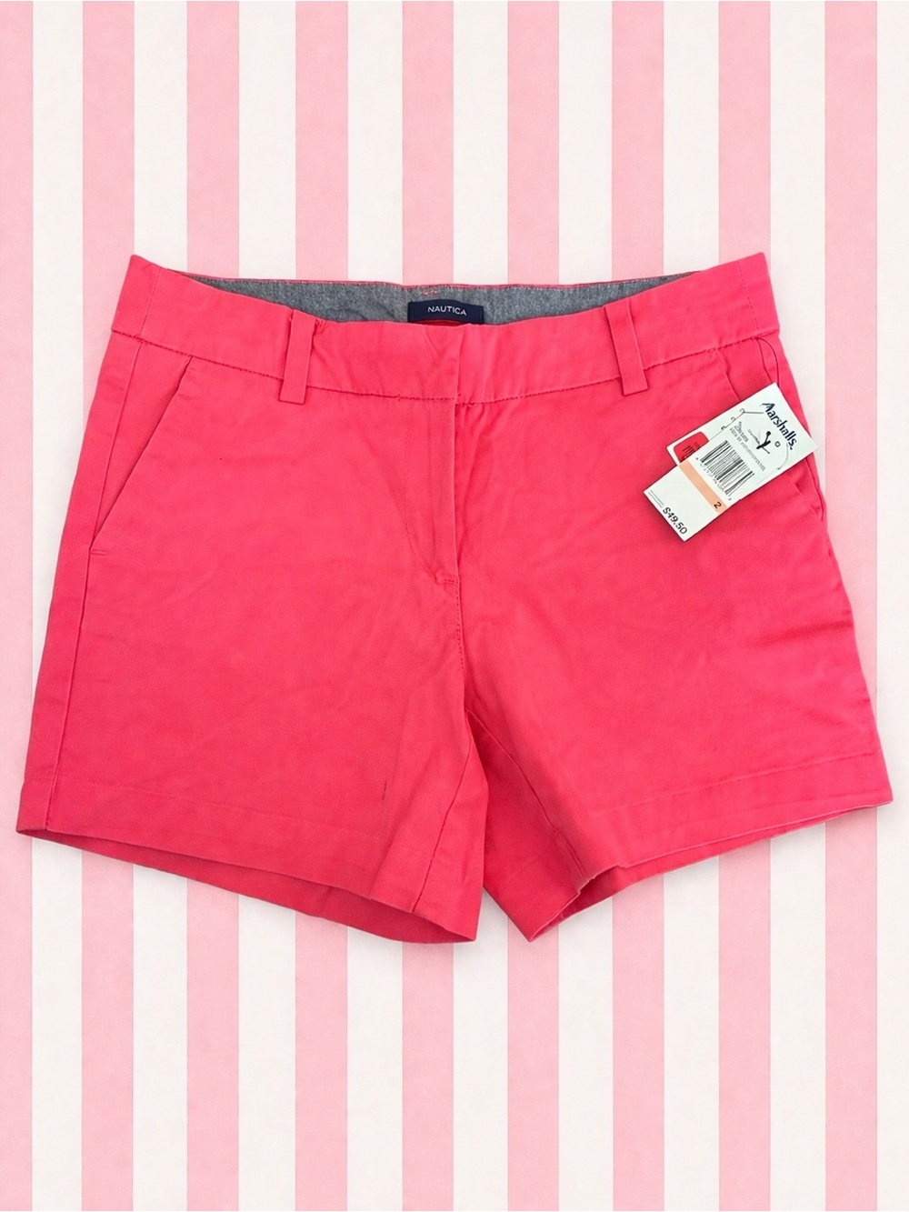 Nautica Hot Pink Women's Chino Shorts